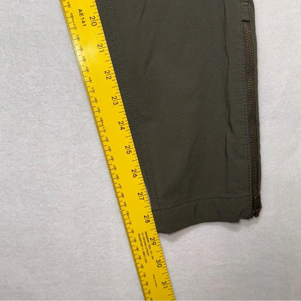 Athleta Wander Skinny Pants olive green Low-rise Women’s Size 4 - Picture 12 of 12
